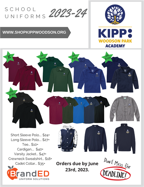 Uniform Ordering 2023-24